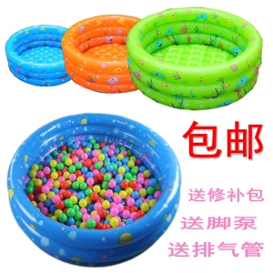 Inflatable Swimming Pool 80cm 100cm 130cm 150cm trinuclear inflatable pool baby infant child ball pool swimming