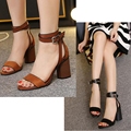 Summer Women Sandals Open Toe Flip Flops Women s Sandles Thick Heel Women Shoes Korean Style
