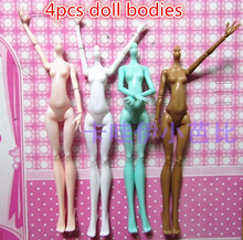 4pcs Doll bodies/ Monster Toys Doll Toy Gift for Children  / 30cm Hight Classic Toys girls gifts