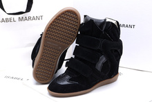 Isabel Marant black suede sneakers