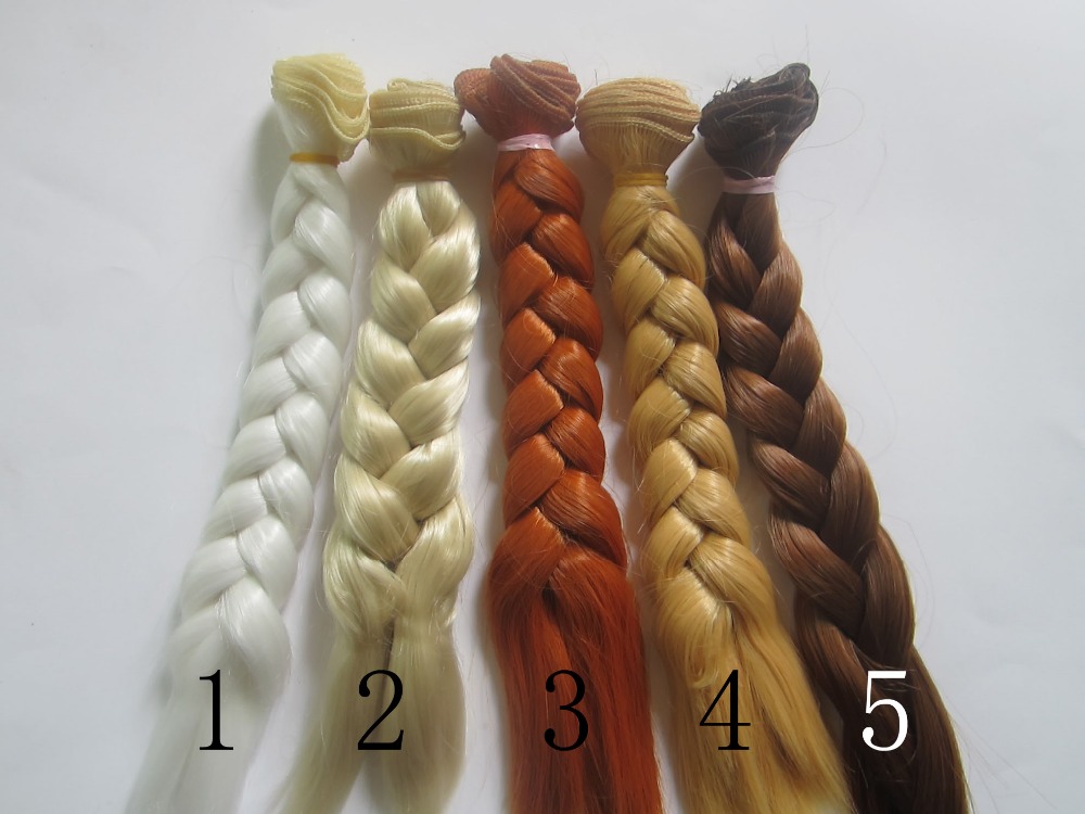 20 100CM Doll Wigs font b hair b font BJD SD DIY High temperature Wire Handmade