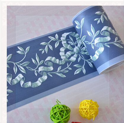 2 roll pvc vinilo autoadhesivo wallpaper frontera de la flor para ...
