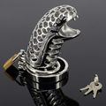 The Snake Chastity Device Metal Chastity Spikes Stainless Steel Cock Cage Chastity Belt Cock Ring Sex