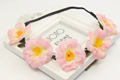 Women Wedding big Flower Wreath headband Kids Party Floral garlands with pearl flower crown Hair Accessories