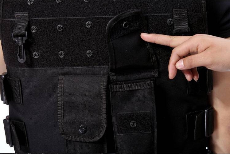 Man\'s tactical vest ,bulletproof vest Molle Tactical bulletproof vest Black vest cs vest (17)