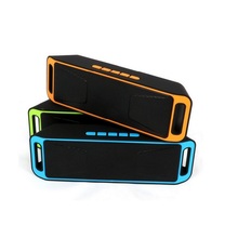 New Arrival SC208 Bluetooth4.0 Speaker 3D Surround Subwoofer Stereo Portable Wireless support TF USB FM Radio Sound Box