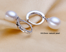 Amazing price 925 sterling silver jewelry 100 real natural freshwater pearl jewelry set for women white