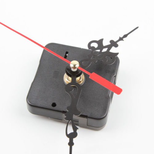 New Black Stitch Movement Quartz Clock Movement Mechanism Repair DIY Tool Kit L0192579