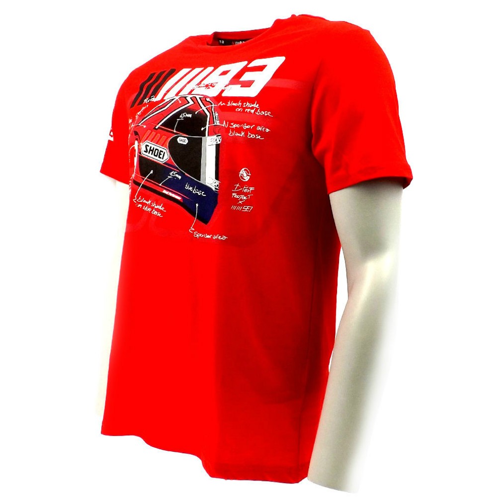 New-locomotive-motorcycle-Marc-Marquez-93-Ant-Shoei-Helmet-Moto-GP-T-shirt-Red-2015