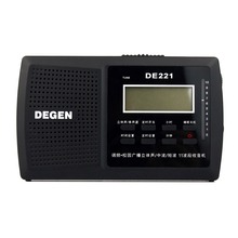 DEGEN DE221 FM Stereo FM1 2 MW SW1 8 11 band World Receiver DSP Campus Portable