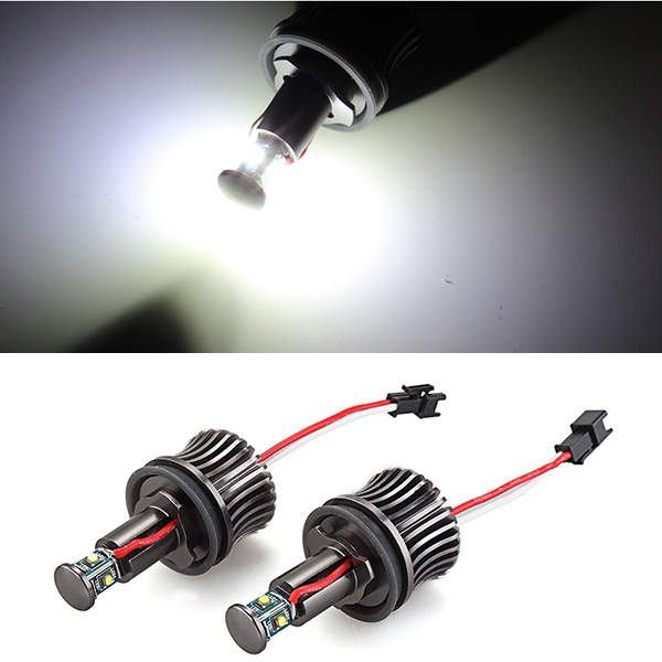 2 H8 10W LED CREE Angel Eye Halo Light Error Free for BMW M3 E70 E60