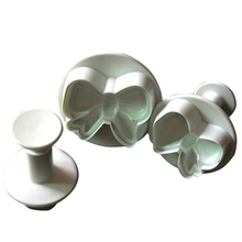 3pcs/set Fondant Cake Mold Decorating Tools New Design Cupcake Ice Cream Mould Kitchen Practical Accessories Free Shipping