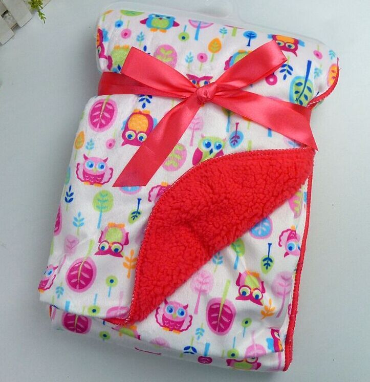 Free Shipping Baby Blanket Super Soft Bedding Factory Sales baby swaddle bedding set cobertor 76*102CM atrq0001