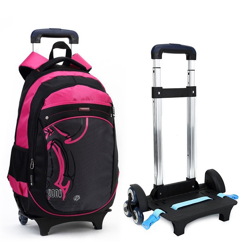 trolley-backpack-wheels-school-bag-with-detachable-children-Rolling-Backpack-books-bag-for-girls-climb-stairs-rod-bag-mei-red