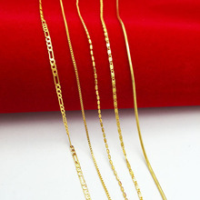 New Arrivel!!! Wholesale Free shipping 24k gold necklace Fashion Chain necklace fashion men’s jewlery  B066