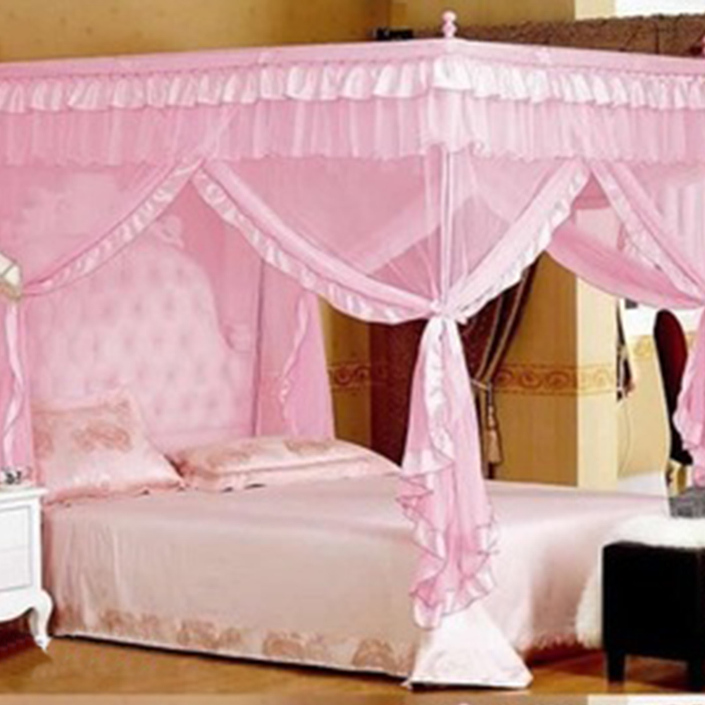 Decoration Netting Pink Purple Bed Canopy Mosquito Net-in Mosquito Net ...