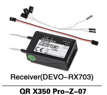 100% Original Reciver RX703 for Walkera QR X350 PRO FPV Quadcopter Spare Parts QR X350 PRO-Z-07 Free Shipping