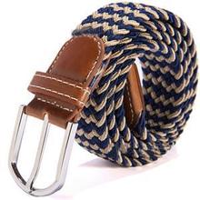 2014 New Casual Fashion Stretch Braided Elastic Faux leather Men Belts Men Accessories
