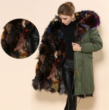 Italy design keep warm fashion font b women b font real fur font b coats b
