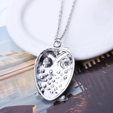 2014 New Arrival Vintage Jewlery fully jewelled Color Owl Pendant Necklace For Lady Silver Pendant XL5677