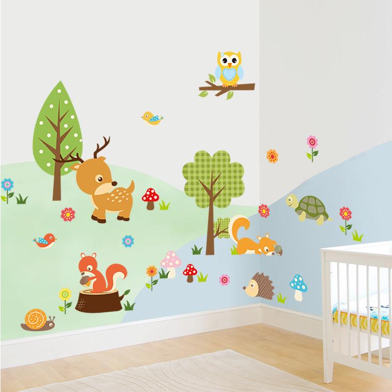 detail feedback questions about lovely little jungle animals wall