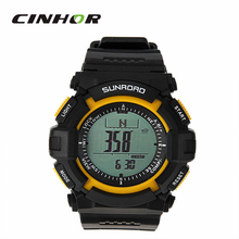 Sunroad FR820A Digital multifunción reloj deportivo – negro + amarillo ( 1 x CR2032 )