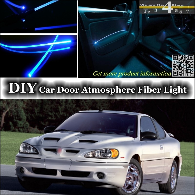 interior Ambient Light Tuning Atmosphere Fiber Optic Band Lights For Pontiac Grand Am MK5 1998~2005 Door Panel illumination