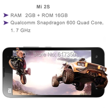 original Xiaomi mi2S 3G Quad Core mi2 13 0MP Android 4 1 4 3 IPS 2GB