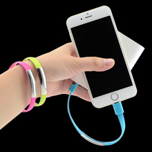 Brand New Bracelet Mobile Phone Cables For Apple iPhone 5 5S 6 6S Plus iPad Cable