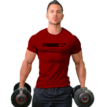 2016 Gymshark cotton camisetas Gym camisa masculina hombre t shirt Bodybuilding and fitness shirt men Muscle men’s sportswear