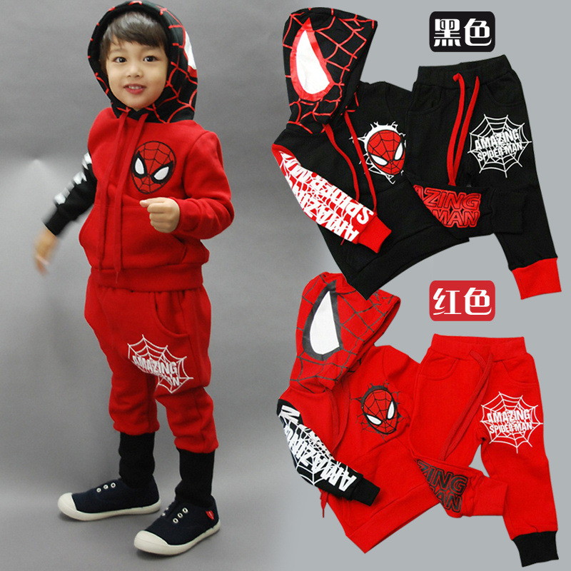 spider man jogging suit