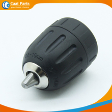 Free shipping! 0.8-10mm 3/8-24UNF Keyless Drill Chuck with self-locking for Hand Electric Driller