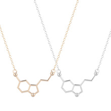 Hot Sale Serotonin Necklace Serotonin Molecule Necklace Chemistry Necklace Women Jewelry for her bridesmaid wedding gift