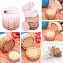 1 SET Professional Concealing Shading Pressed Powder Palette Perfect Foundation Powder Puff For Women Makeup Cosmetic Tools