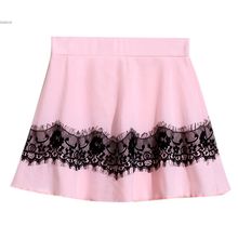 Free shipping Girls Fashion Skirt 2015 new style Childrens Lace Skirts Baby girls Party skirts High Quality 38