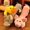 2016 New Small Medium Big Dog Toys Pet Puppy Chew Squeaker Squeaky Plush Sound Duck Pig