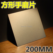 Envío gratis abrasivos diamantados diamante cuadrado de disco de pulido para vidrio o tamaño Jade 200 mm * 200 mm