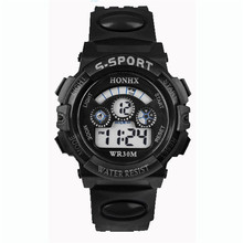 NEW Best Quality Waterproof Children Boy Digital LED Quartz Alarm Date Sports Wrist Men Women Watch Perfect Gift