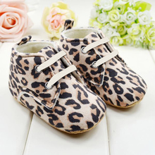 Cute Newborn Baby Shoes Girl Infant Toddler Leopard Crib Shoes First Walkers Fit 0 1 Y
