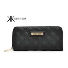 New 2015 Women Wallet Long Design KK Wallets PU Leather Kardashian Kollection High Grade Clutch Wallet Zipper Coin Purse Handbag
