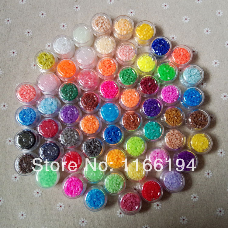 2.6mm Hama Beads~Perler Beads~Fuse Beads Set of 60 Color 16800pcs+3 Template+5 Iron Paper+2 Tweezers,Diy Kids Toy Craft~New Set