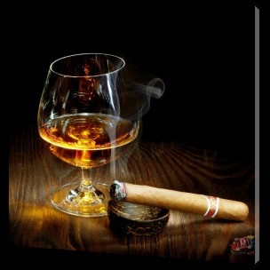 Cigar Painting On Canvas Cigar Painting On Canvas