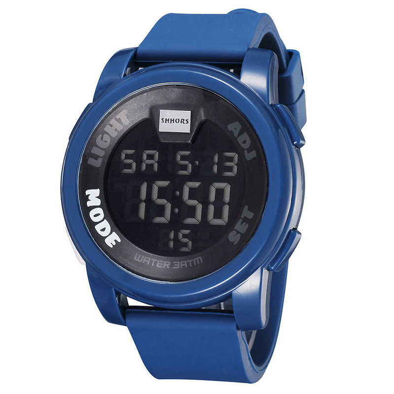 Hot SHHORS electronic watches Multifunctional Digital display electronic watches men 30M waterproof electronic watch