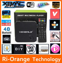 Vensmile MXQ TV Box Android 4.4 XBMC Streaming Media Player Amlogic S805 Quad Core H.265 Hardware Decoding with Remote BT4.0