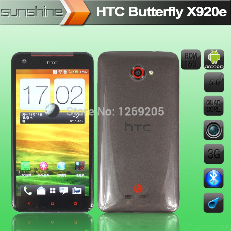 Original HTC Butterfly X920e Mobile Phone 5 2GB RAM 16GB ROM QQualcomm Quad Core Cell Phones