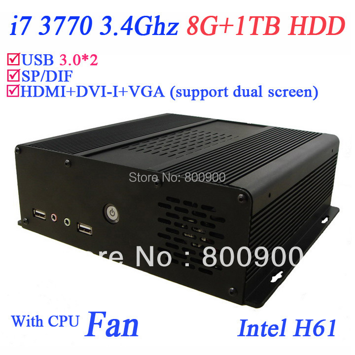 Quad core i7 3770 3.4   8  RAM 1  HDD HD 4000      USB 3.0 HDMI DVI VGA X64 WIN.7