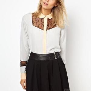 2015-Hot-Sale-Women-Shirts-European-Fashion-Style-Lace-Openwork-Stitching-Long-Sleeve-Sweet-Chiffon-Shirt