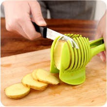 New Plastic Clever Cutter Potato Tomato Lemon Fruit Slicer Kitchen Accessories Cutter Clever Vegetable Spiralizer Bread Clip