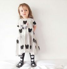 GIRLS CLOTHING BEAU LOVES CARTOON COTTON 360 DRESSES BABY GIRLS DRESS CHILDREN DRESSES girls summer clothing DRESS FOR GIRLS