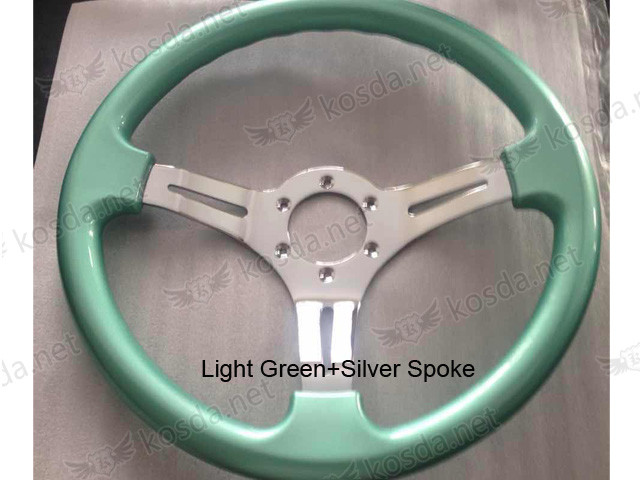Plastic steering wheel
